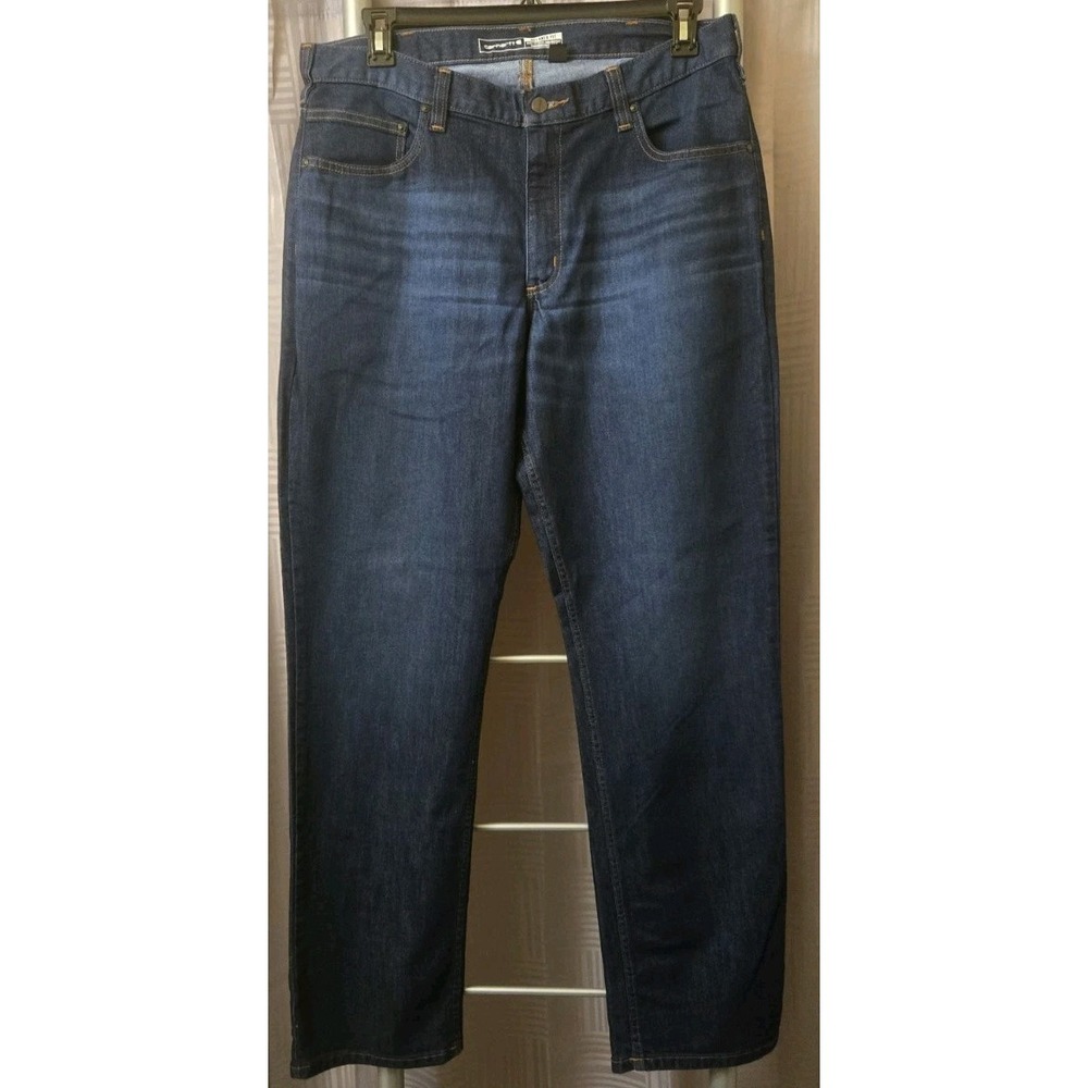 Carhartt Men's‎ Force Relaxed Fit Low Rise 5-Pocket Blue Jean Size 36x34 NWT
